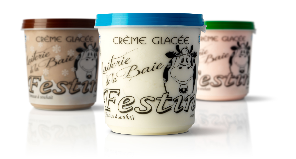 Trio de pots de crème glacé Festin Facile