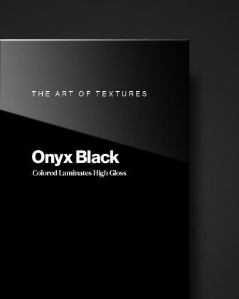 Couleur Onyx Black de la section Colored Laminates