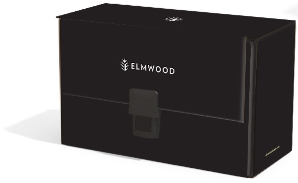 Boîte d'échantillons noire Elmwood
